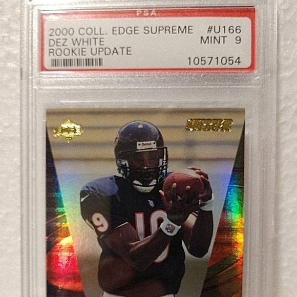2000 COLLECTORS EDGE SUPREME #U166 DEZ WHITE ROOKIE UPDATE PSA 9 MINT SH… - Picture 2 of 11